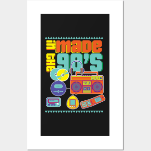 Made in the 90's, nineties made, retro vintage tech Posters and Art